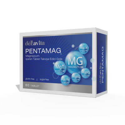 Dellavita Pentamag (5-Magnezyum Kompleksi), 60 Tablet
